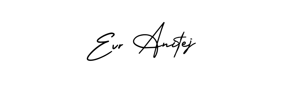 How to make Evr Anitej signature? AmerikaSignatureDemo-Regular is a professional autograph style. Create handwritten signature for Evr Anitej name. Evr Anitej signature style 3 images and pictures png