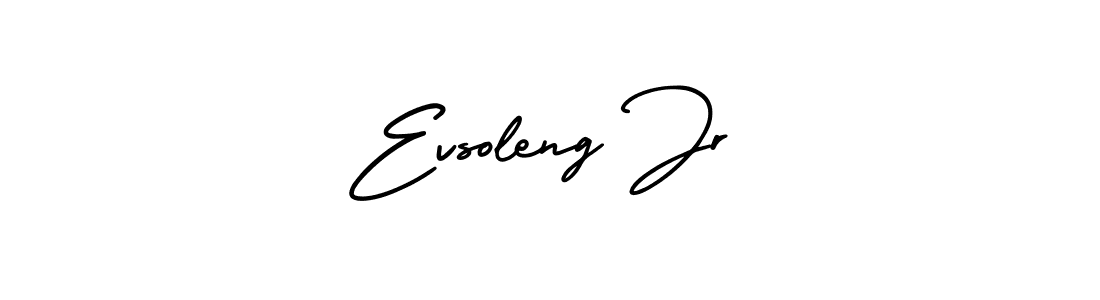Make a beautiful signature design for name Evsoleng Jr. With this signature (AmerikaSignatureDemo-Regular) style, you can create a handwritten signature for free. Evsoleng Jr signature style 3 images and pictures png