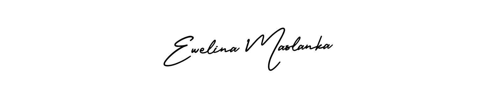 Best and Professional Signature Style for Ewelina Maslanka. AmerikaSignatureDemo-Regular Best Signature Style Collection. Ewelina Maslanka signature style 3 images and pictures png