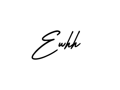 Use a signature maker to create a handwritten signature online. With this signature software, you can design (AmerikaSignatureDemo-Regular) your own signature for name Ewhh. Ewhh signature style 3 images and pictures png