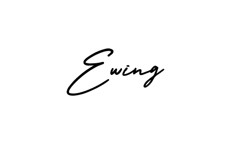 How to make Ewing signature? AmerikaSignatureDemo-Regular is a professional autograph style. Create handwritten signature for Ewing name. Ewing signature style 3 images and pictures png