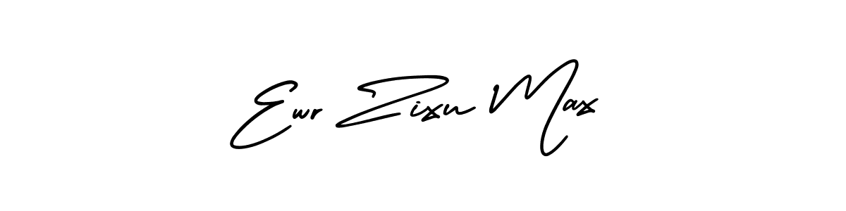 How to Draw Ewr Zixu Max signature style? AmerikaSignatureDemo-Regular is a latest design signature styles for name Ewr Zixu Max. Ewr Zixu Max signature style 3 images and pictures png