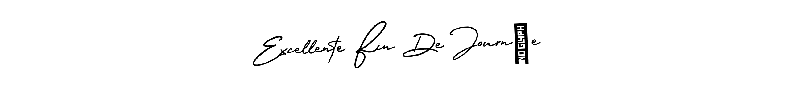 Also You can easily find your signature by using the search form. We will create Excellente Fin De Journée name handwritten signature images for you free of cost using AmerikaSignatureDemo-Regular sign style. Excellente Fin De Journée signature style 3 images and pictures png