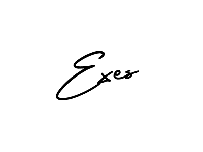 if you are searching for the best signature style for your name Exes. so please give up your signature search. here we have designed multiple signature styles  using AmerikaSignatureDemo-Regular. Exes signature style 3 images and pictures png