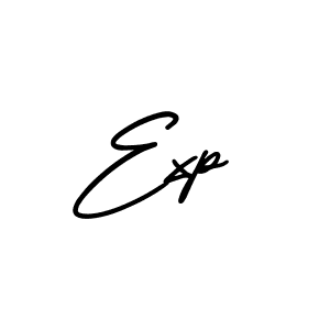 The best way (AmerikaSignatureDemo-Regular) to make a short signature is to pick only two or three words in your name. The name Exp include a total of six letters. For converting this name. Exp signature style 3 images and pictures png