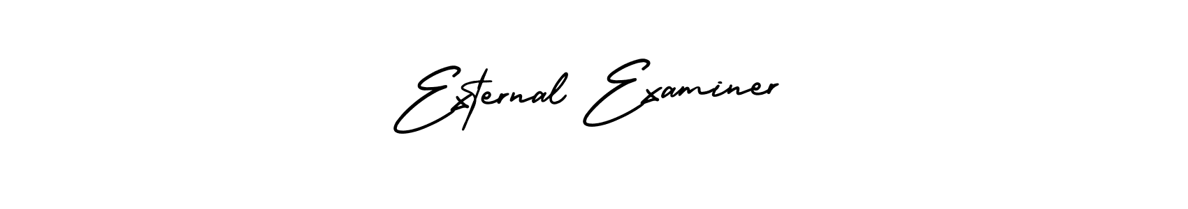 How to make External Examiner signature? AmerikaSignatureDemo-Regular is a professional autograph style. Create handwritten signature for External Examiner name. External Examiner signature style 3 images and pictures png
