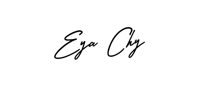 Design your own signature with our free online signature maker. With this signature software, you can create a handwritten (AmerikaSignatureDemo-Regular) signature for name Eya Chy. Eya Chy signature style 3 images and pictures png