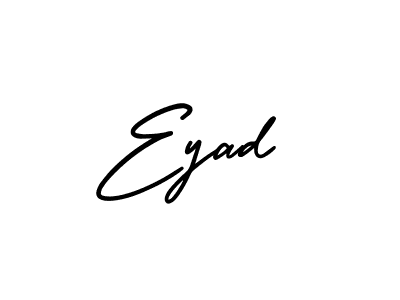 AmerikaSignatureDemo-Regular is a professional signature style that is perfect for those who want to add a touch of class to their signature. It is also a great choice for those who want to make their signature more unique. Get Eyad name to fancy signature for free. Eyad signature style 3 images and pictures png