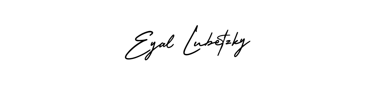 Make a beautiful signature design for name Eyal Lubetzky. With this signature (AmerikaSignatureDemo-Regular) style, you can create a handwritten signature for free. Eyal Lubetzky signature style 3 images and pictures png