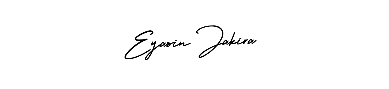 Also we have Eyasin Jakira name is the best signature style. Create professional handwritten signature collection using AmerikaSignatureDemo-Regular autograph style. Eyasin Jakira signature style 3 images and pictures png