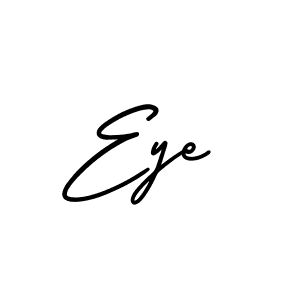 Make a beautiful signature design for name Eye. With this signature (AmerikaSignatureDemo-Regular) style, you can create a handwritten signature for free. Eye signature style 3 images and pictures png