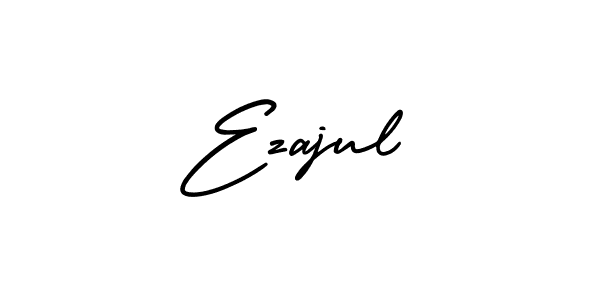 This is the best signature style for the Ezajul name. Also you like these signature font (AmerikaSignatureDemo-Regular). Mix name signature. Ezajul signature style 3 images and pictures png