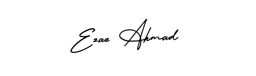 Ezaz Ahmad stylish signature style. Best Handwritten Sign (AmerikaSignatureDemo-Regular) for my name. Handwritten Signature Collection Ideas for my name Ezaz Ahmad. Ezaz Ahmad signature style 3 images and pictures png