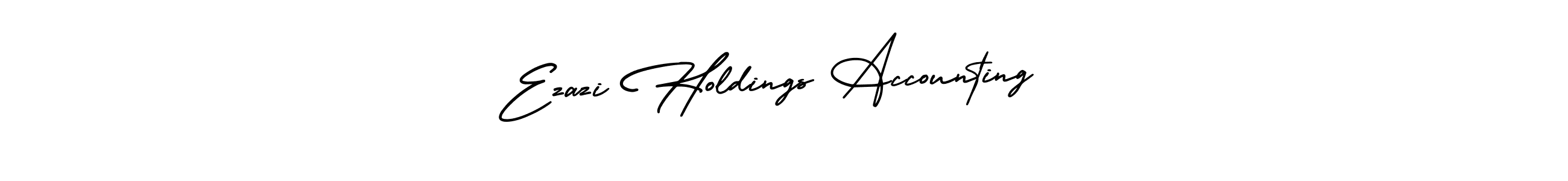 Similarly AmerikaSignatureDemo-Regular is the best handwritten signature design. Signature creator online .You can use it as an online autograph creator for name Ezazi Holdings Accounting . Ezazi Holdings Accounting  signature style 3 images and pictures png