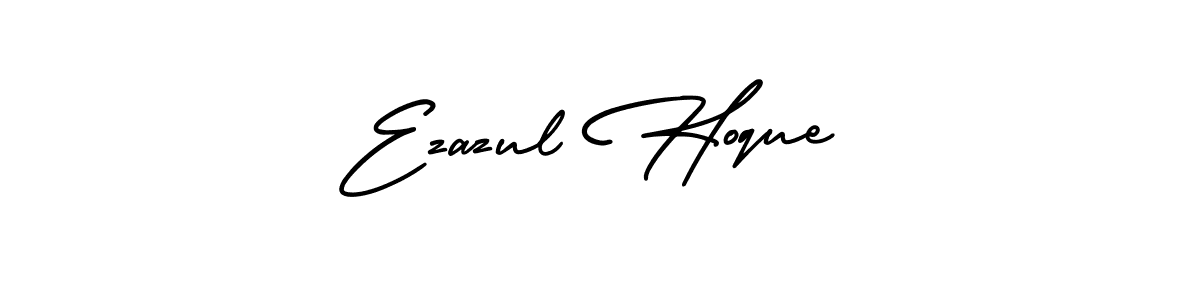 Ezazul Hoque stylish signature style. Best Handwritten Sign (AmerikaSignatureDemo-Regular) for my name. Handwritten Signature Collection Ideas for my name Ezazul Hoque. Ezazul Hoque signature style 3 images and pictures png