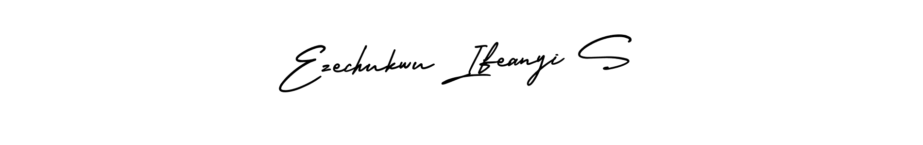 It looks lik you need a new signature style for name Ezechukwu Ifeanyi S. Design unique handwritten (AmerikaSignatureDemo-Regular) signature with our free signature maker in just a few clicks. Ezechukwu Ifeanyi S signature style 3 images and pictures png