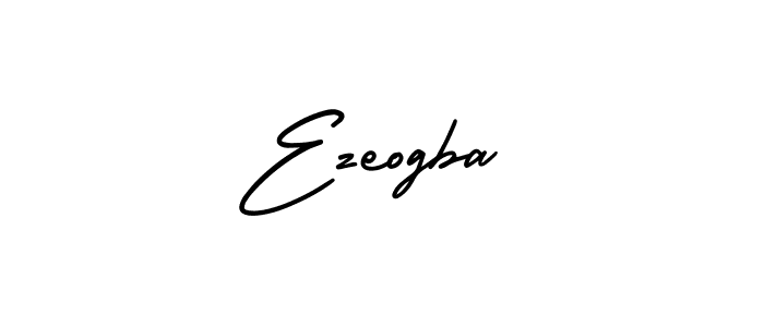 You should practise on your own different ways (AmerikaSignatureDemo-Regular) to write your name (Ezeogba) in signature. don't let someone else do it for you. Ezeogba signature style 3 images and pictures png