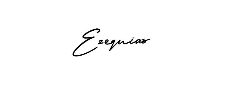 The best way (AmerikaSignatureDemo-Regular) to make a short signature is to pick only two or three words in your name. The name Ezequias include a total of six letters. For converting this name. Ezequias signature style 3 images and pictures png