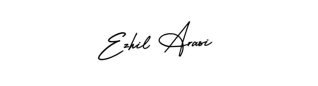 Create a beautiful signature design for name Ezhil Arasi. With this signature (AmerikaSignatureDemo-Regular) fonts, you can make a handwritten signature for free. Ezhil Arasi signature style 3 images and pictures png