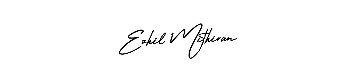 It looks lik you need a new signature style for name Ezhil Mithiran. Design unique handwritten (AmerikaSignatureDemo-Regular) signature with our free signature maker in just a few clicks. Ezhil Mithiran signature style 3 images and pictures png