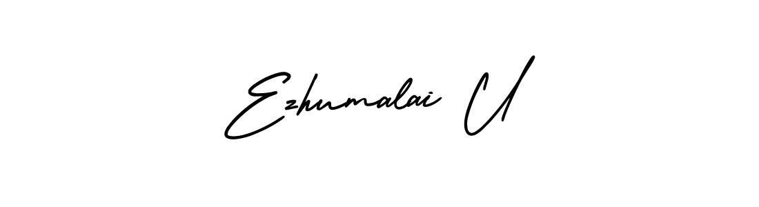You can use this online signature creator to create a handwritten signature for the name Ezhumalai U. This is the best online autograph maker. Ezhumalai U signature style 3 images and pictures png