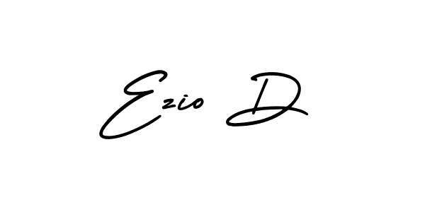 Design your own signature with our free online signature maker. With this signature software, you can create a handwritten (AmerikaSignatureDemo-Regular) signature for name Ezio D. Ezio D signature style 3 images and pictures png