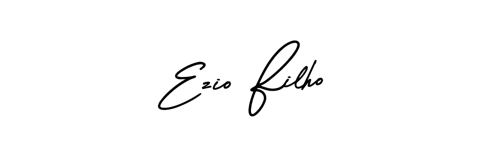 Make a beautiful signature design for name Ezio Filho. With this signature (AmerikaSignatureDemo-Regular) style, you can create a handwritten signature for free. Ezio Filho signature style 3 images and pictures png