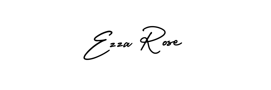 Also You can easily find your signature by using the search form. We will create Ezza Rose name handwritten signature images for you free of cost using AmerikaSignatureDemo-Regular sign style. Ezza Rose signature style 3 images and pictures png