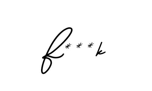 How to Draw F***k signature style? AmerikaSignatureDemo-Regular is a latest design signature styles for name F***k. F***k signature style 3 images and pictures png