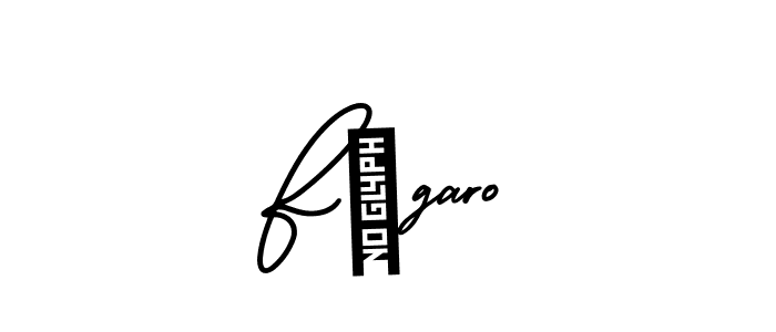 The best way (AmerikaSignatureDemo-Regular) to make a short signature is to pick only two or three words in your name. The name Fĩgaro include a total of six letters. For converting this name. Fĩgaro signature style 3 images and pictures png