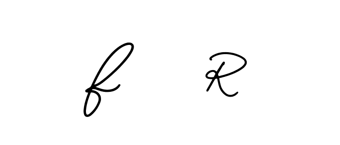 Also we have F     R name is the best signature style. Create professional handwritten signature collection using AmerikaSignatureDemo-Regular autograph style. F     R signature style 3 images and pictures png