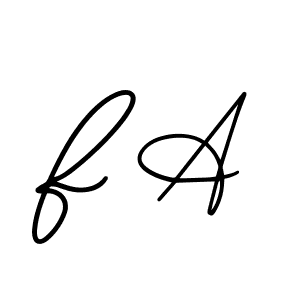 F A stylish signature style. Best Handwritten Sign (AmerikaSignatureDemo-Regular) for my name. Handwritten Signature Collection Ideas for my name F A. F A signature style 3 images and pictures png