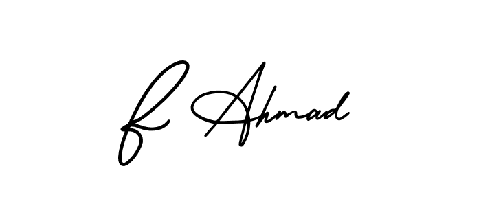 Here are the top 10 professional signature styles for the name F Ahmad. These are the best autograph styles you can use for your name. F Ahmad signature style 3 images and pictures png