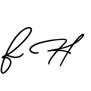 AmerikaSignatureDemo-Regular is a professional signature style that is perfect for those who want to add a touch of class to their signature. It is also a great choice for those who want to make their signature more unique. Get F H name to fancy signature for free. F H signature style 3 images and pictures png