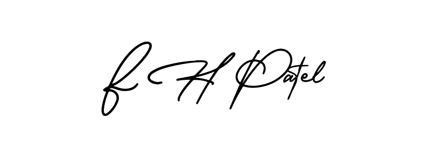 Check out images of Autograph of F H Patel name. Actor F H Patel Signature Style. AmerikaSignatureDemo-Regular is a professional sign style online. F H Patel signature style 3 images and pictures png