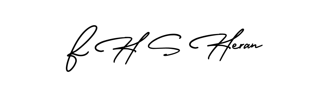 Also You can easily find your signature by using the search form. We will create F H S Heran name handwritten signature images for you free of cost using AmerikaSignatureDemo-Regular sign style. F H S Heran signature style 3 images and pictures png