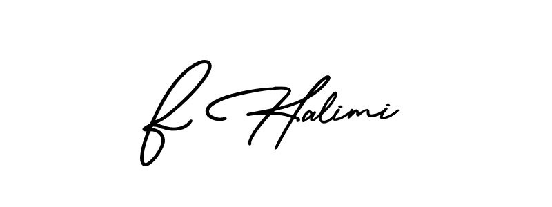 Check out images of Autograph of F Halimi name. Actor F Halimi Signature Style. AmerikaSignatureDemo-Regular is a professional sign style online. F Halimi signature style 3 images and pictures png