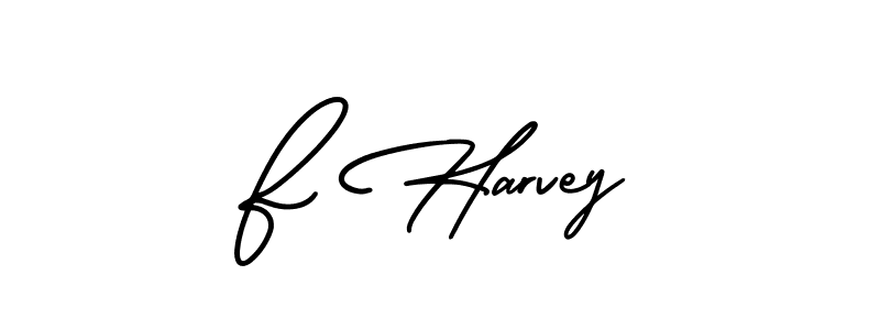 Similarly AmerikaSignatureDemo-Regular is the best handwritten signature design. Signature creator online .You can use it as an online autograph creator for name F Harvey. F Harvey signature style 3 images and pictures png