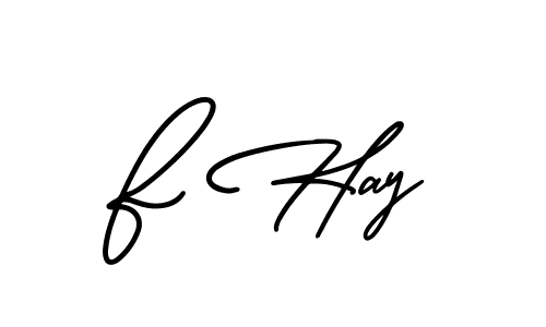 AmerikaSignatureDemo-Regular is a professional signature style that is perfect for those who want to add a touch of class to their signature. It is also a great choice for those who want to make their signature more unique. Get F Hay name to fancy signature for free. F Hay signature style 3 images and pictures png