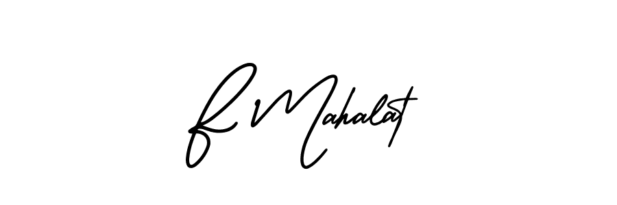 Also You can easily find your signature by using the search form. We will create F Mahalat name handwritten signature images for you free of cost using AmerikaSignatureDemo-Regular sign style. F Mahalat signature style 3 images and pictures png