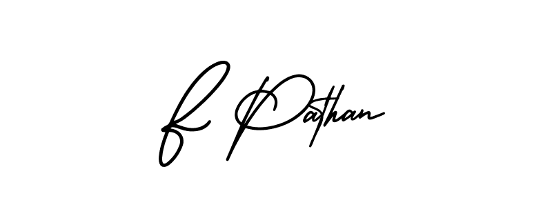 if you are searching for the best signature style for your name F Pathan. so please give up your signature search. here we have designed multiple signature styles  using AmerikaSignatureDemo-Regular. F Pathan signature style 3 images and pictures png