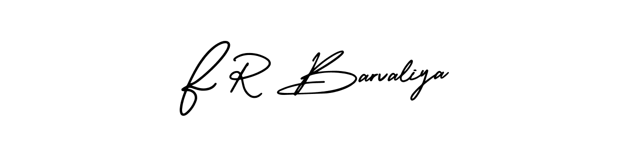Once you've used our free online signature maker to create your best signature AmerikaSignatureDemo-Regular style, it's time to enjoy all of the benefits that F R Barvaliya name signing documents. F R Barvaliya signature style 3 images and pictures png