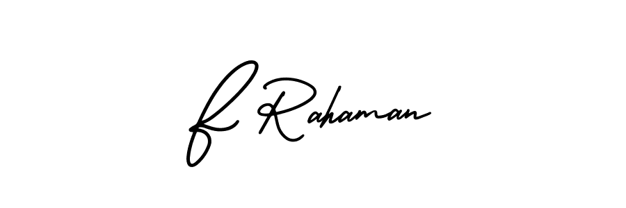 See photos of F Rahaman official signature by Spectra . Check more albums & portfolios. Read reviews & check more about AmerikaSignatureDemo-Regular font. F Rahaman signature style 3 images and pictures png
