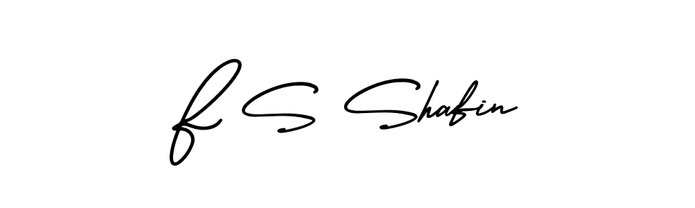 Also we have F S Shafin name is the best signature style. Create professional handwritten signature collection using AmerikaSignatureDemo-Regular autograph style. F S Shafin signature style 3 images and pictures png