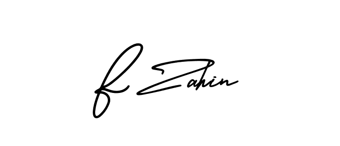 How to Draw F Zahin signature style? AmerikaSignatureDemo-Regular is a latest design signature styles for name F Zahin. F Zahin signature style 3 images and pictures png