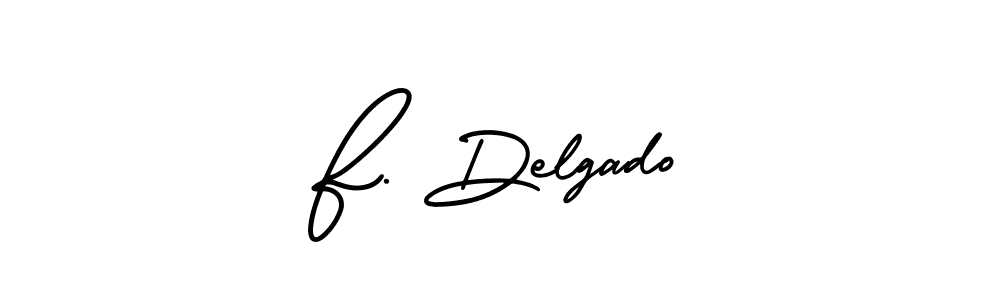 How to Draw F. Delgado signature style? AmerikaSignatureDemo-Regular is a latest design signature styles for name F. Delgado. F. Delgado signature style 3 images and pictures png