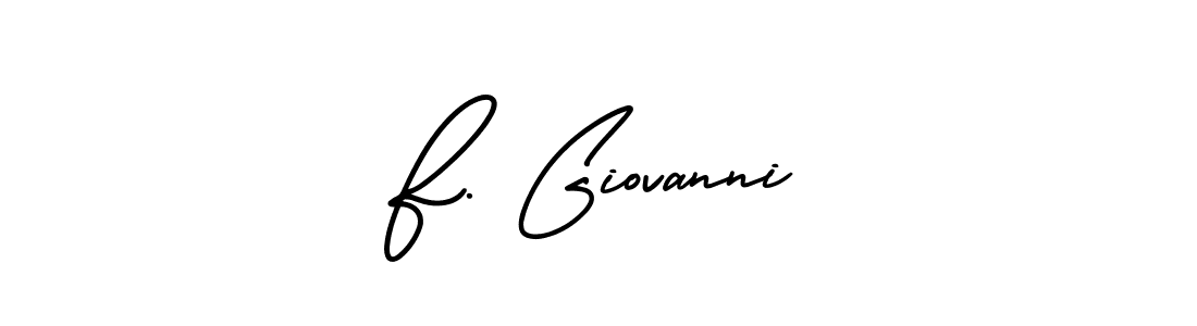 F. Giovanni stylish signature style. Best Handwritten Sign (AmerikaSignatureDemo-Regular) for my name. Handwritten Signature Collection Ideas for my name F. Giovanni. F. Giovanni signature style 3 images and pictures png