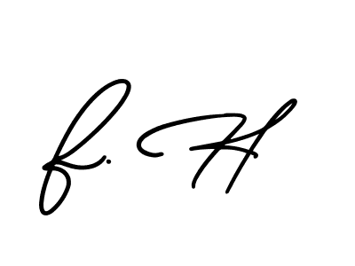 How to make F. H signature? AmerikaSignatureDemo-Regular is a professional autograph style. Create handwritten signature for F. H name. F. H signature style 3 images and pictures png