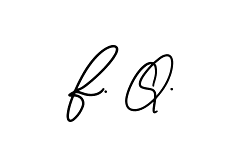 It looks lik you need a new signature style for name F. Q.. Design unique handwritten (AmerikaSignatureDemo-Regular) signature with our free signature maker in just a few clicks. F. Q. signature style 3 images and pictures png