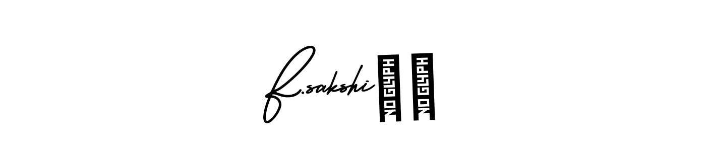 Once you've used our free online signature maker to create your best signature AmerikaSignatureDemo-Regular style, it's time to enjoy all of the benefits that F.sakshi❤️ name signing documents. F.sakshi❤️ signature style 3 images and pictures png